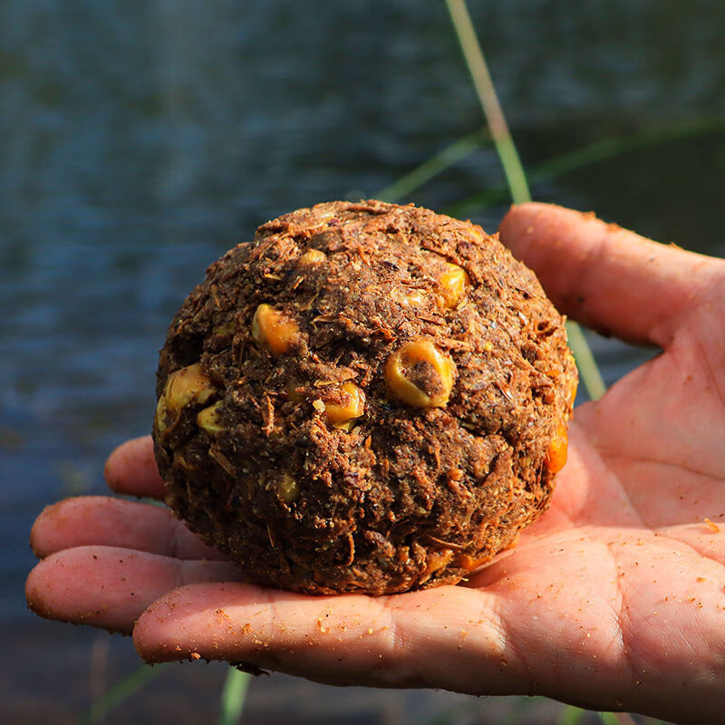 新升级菜籽饼鱼饵料打窝料天l元鲫鱼同款隔夜窝酒窝窝料块状酒糟玉米