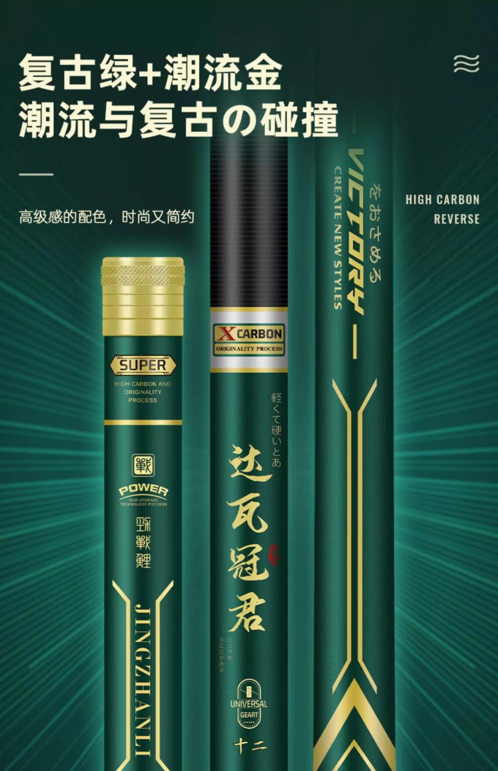 达亿瓦(daiwa)达瓦冠君钓鱼竿手杆超轻超硬官方19调鲫鱼杆野钓综合台