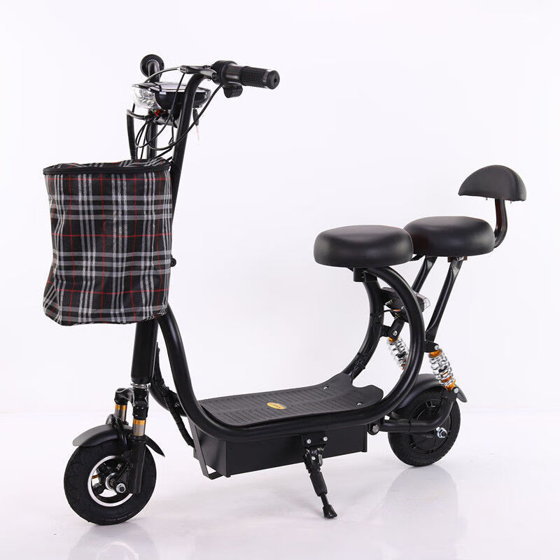 雅迪电瓶车小型哈雷电动车折叠锂电池成人同款电动车迷你轻便代驾步