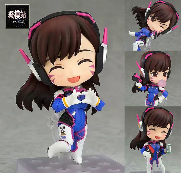 万代守望先锋号周边死神手办天使猎空模型源氏路霸周边dva士兵76黑