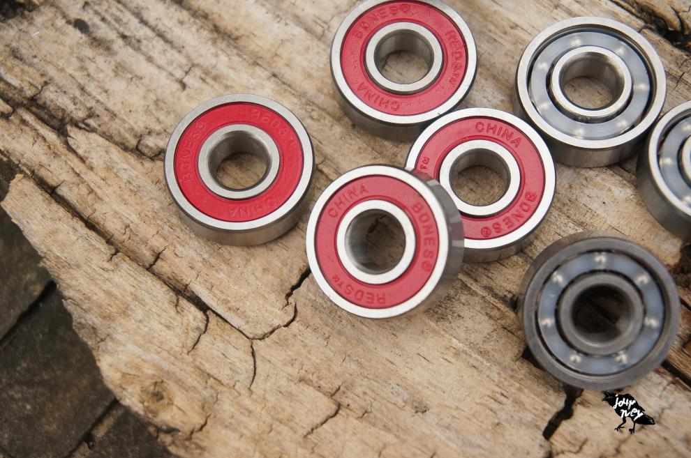 2022新款bones轴承minilogo四轮动作双翘板小鱼板长板旅行滑板店1