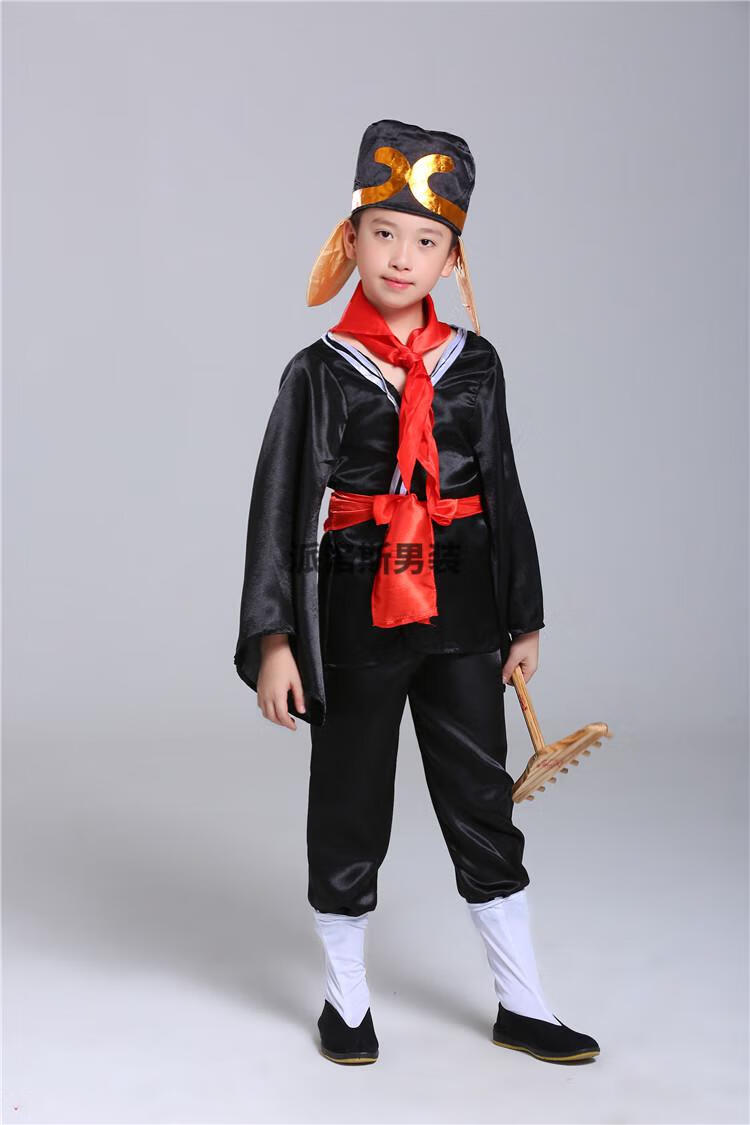 猪八戒服装道具演出服装儿童西游记猪八戒演出服八戒角色扮演服装耙子