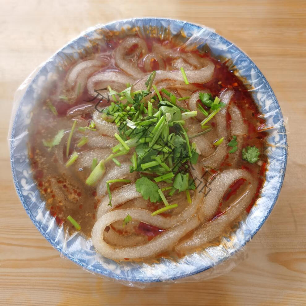 甘肃天水手擀粉麻辣烫粉丝流汁宽粉重庆酸辣粉带料随意搭配 手擀麻辣