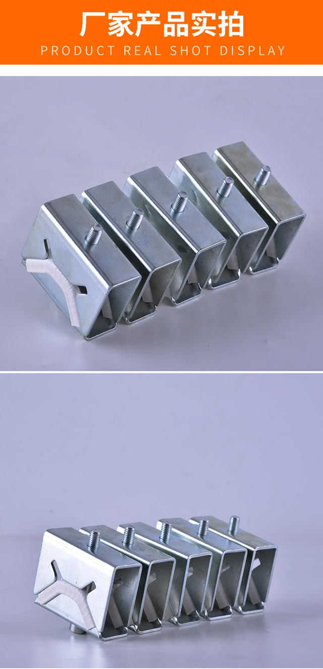 防盗门固定神器固定器金属安装支架展示样品安装四门推广连接件夹白色