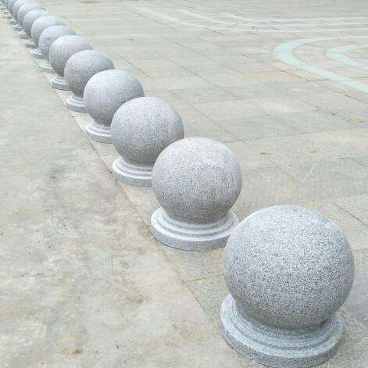 拦路圆球 挡车球拦车石球大理石墩子广场止车石路障石圆球天然花岗岩