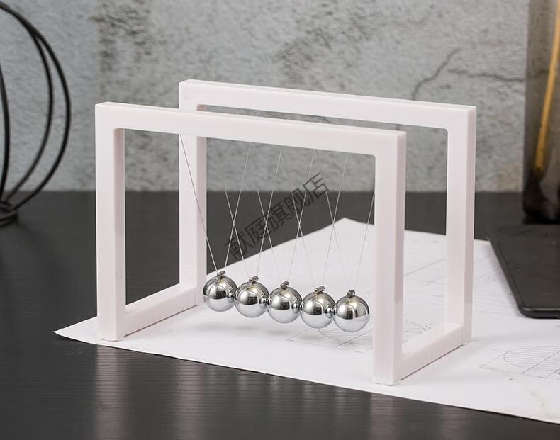 牛顿混沌摆创意动量守恒牛顿摆球撞球单摆球组永动仪实验混沌摆件男