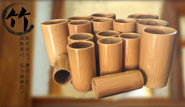 竹罐拔火罐家用水煮中药美容院竹筒全套竹子拔罐吸湿罐竹吸筒中号升级