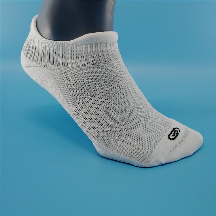 迪卡侬(decathlon)跑步袜男女低帮隐形船袜吸汗运动袜子(2双)跑步短袜