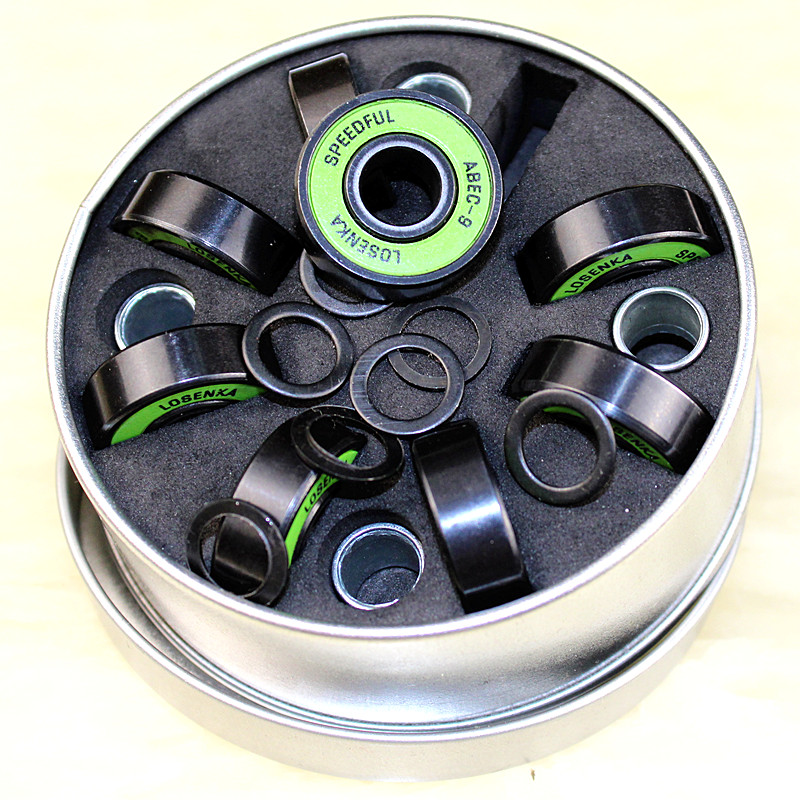 京享好物滑板车轴承舞板长板一体轴双翘滑板配件轮轴钢珠急速轴承abec