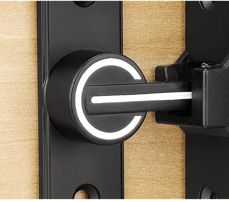 门扣搭扣安全锁扣门锁明装移门插销简易门锁免打孔免打孔门扣门栓90度