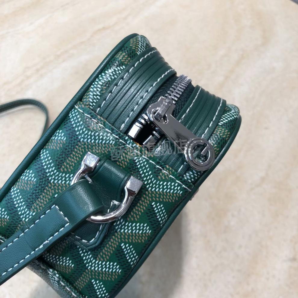 狗牙包男 高雅德goyard戈雅相机包y字单肩斜挎包小方盒子包男女狗牙包