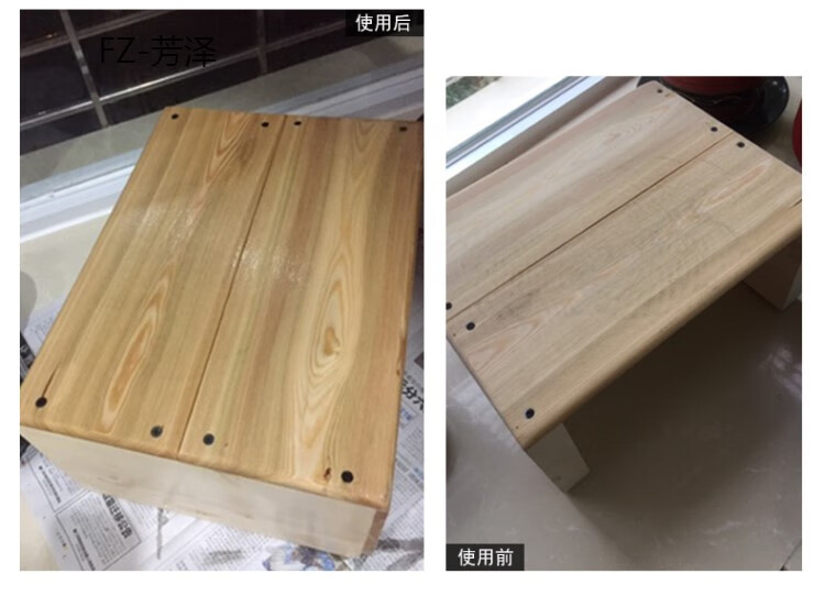 保养亮光无味腐木油漆青漆户外家具实木桌蜡油木料家用霉木质茶青色