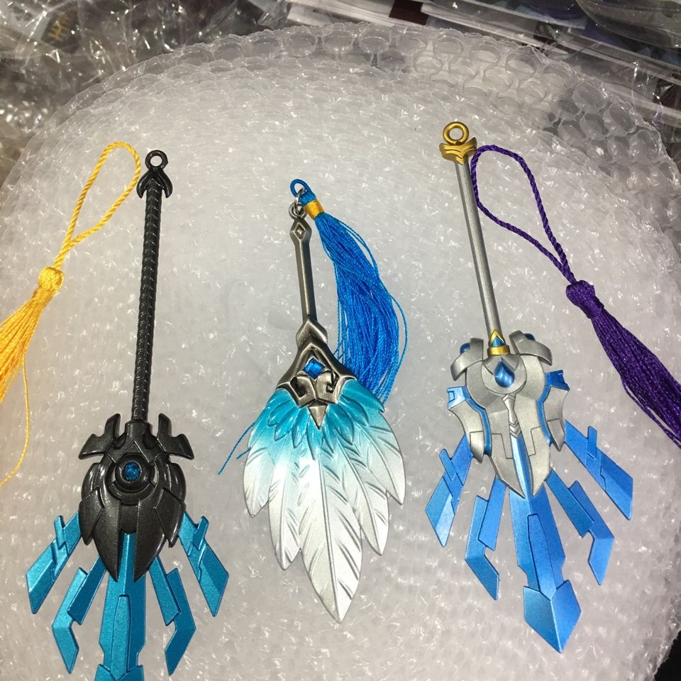 王者荣耀诸葛亮扇子绝代智谋扇子星际指挥官扇子羽毛扇子单个扇子