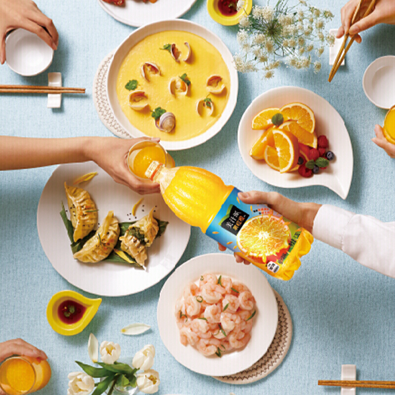 优质好物cocacola美汁源椰子汁1kg6瓶整箱装椰子汁1kg6瓶