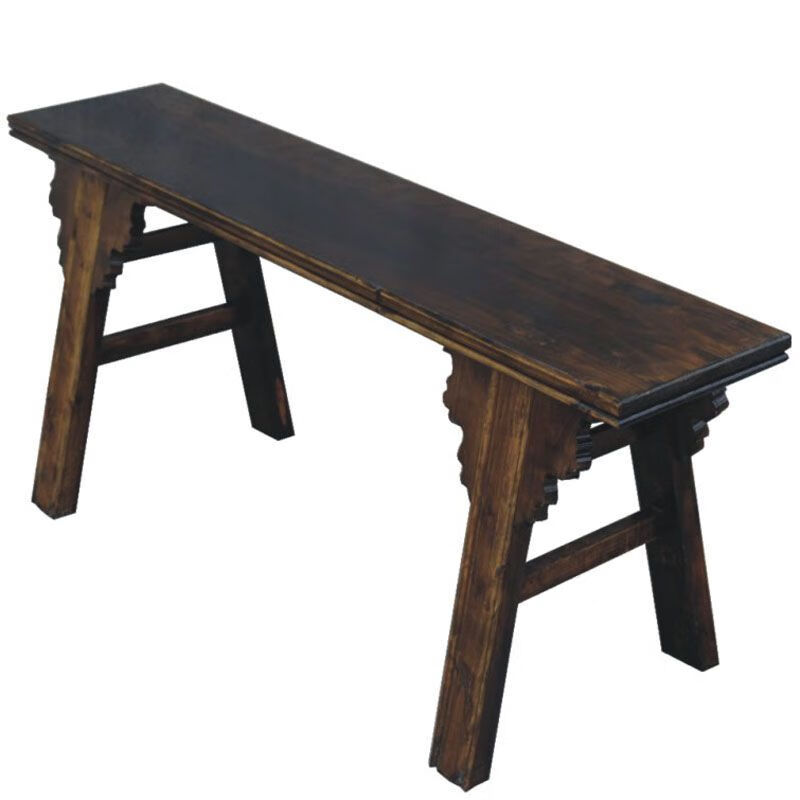 适用于仿古雕花实木长条凳宫廷凳舞台凳旧色火锅凳餐桌凳宽板凳功夫