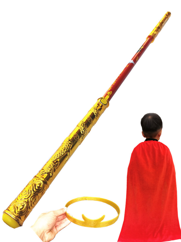 儿童可伸缩如意金箍棒玩具合金齐天大圣孙悟空西游记定海神针 全自动