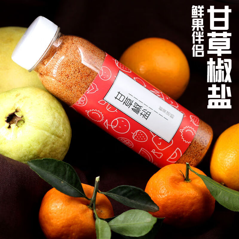 甘草辣椒盐150g水果酸嘢调味料广西钦州特产甘草盐辣椒味非越南椒盐粉