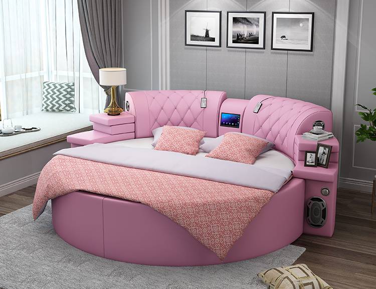 情趣床情趣床电动床情侣床震动圆床双人床豪华主卧夫妻助力水床振动