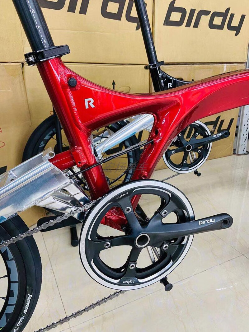 hautsafe【闪电发货】德国鸟车 birdy r20 飊速款 406 碟刹折叠自行车