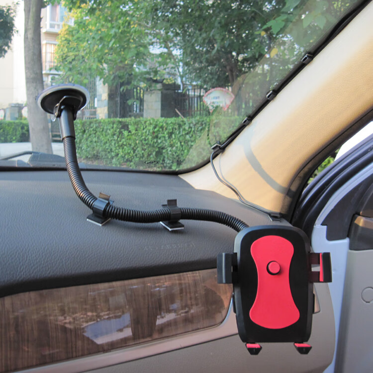 车载手机支架加长款卡扣式车上车内大货车通用支撑架吸前挡风玻璃