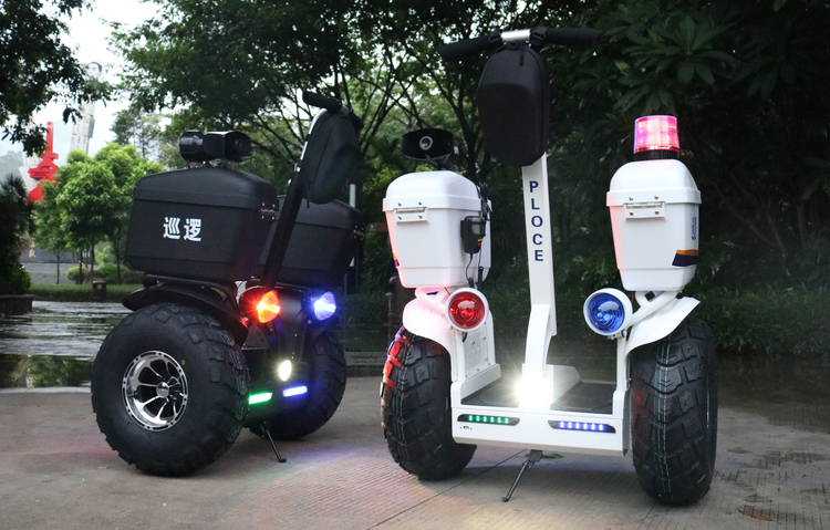 两轮电动平衡车 越野体感车沙滩车 物业小区商场保安巡逻车思维车