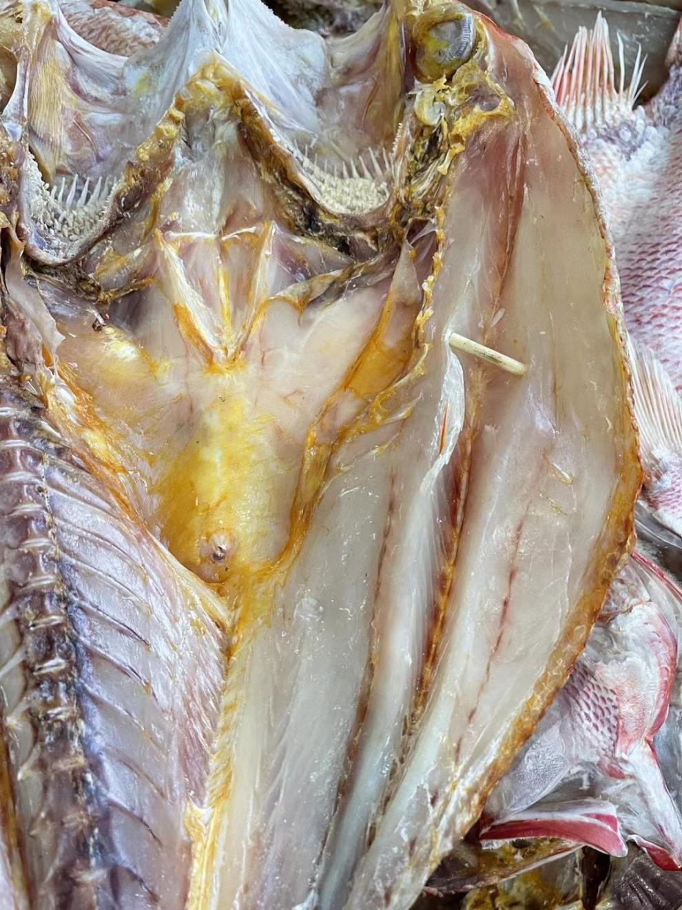 湛江特产深海大红鱼干 天然自晒咸鱼干红鲷鱼红鱼 2.