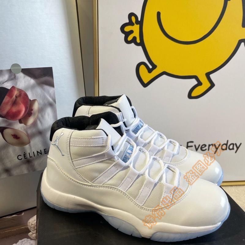 支持国货回·力aj11白蛇纹低帮篮球鞋乔11康扣黑白大魔王男女情侣运动