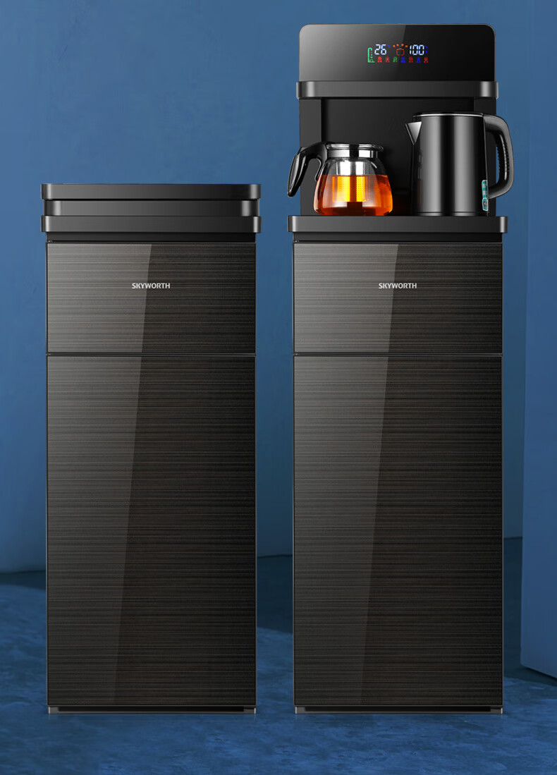 创维茶吧机同款家用一体柜自动上水下置水桶智能多功能制冷立式高端