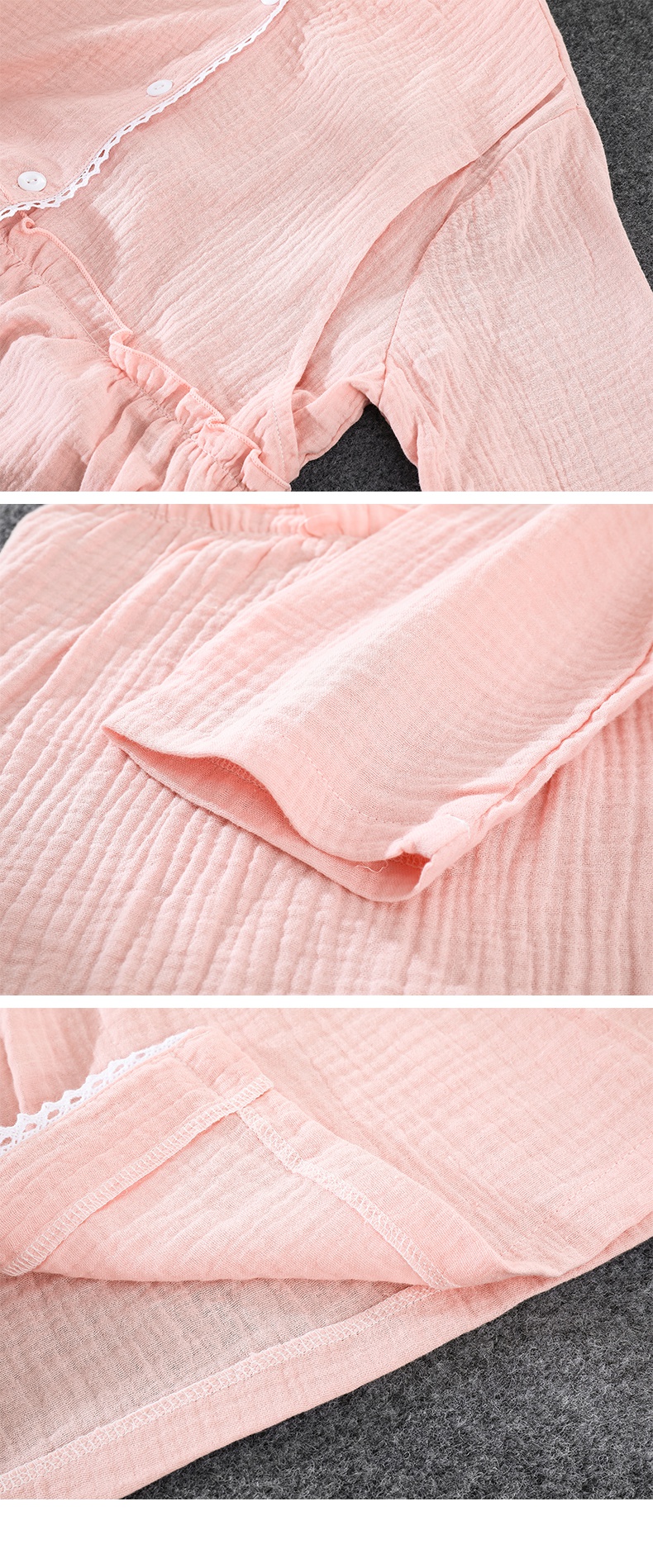 哺乳期衣服 纱布哺乳上衣喂奶衣棉秋衣打底衫内搭产妇哺乳衣外出衣