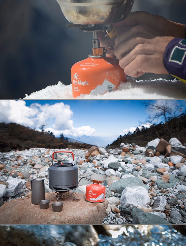 火枫(fire-maple) 防爆高山高寒液化气罐 户外气罐分体丁烷气罐炉头