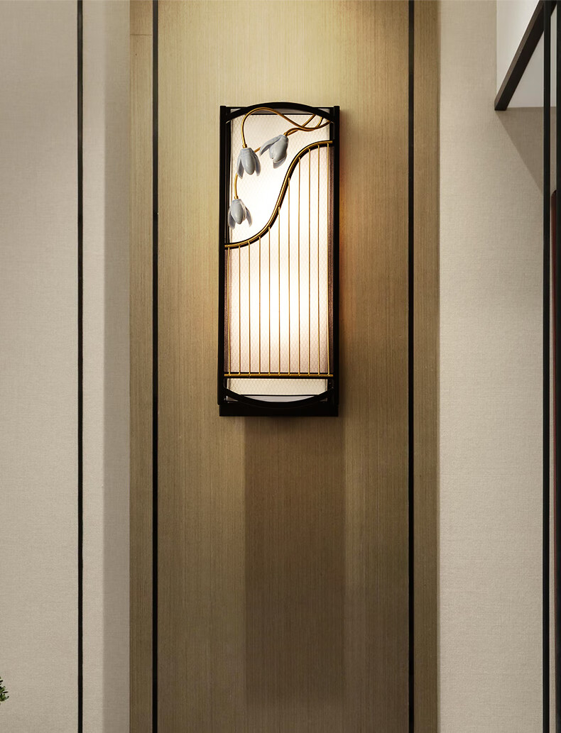 雷士照明nvc壁灯新中式壁灯官方同款电视墙壁灯室内壁灯露台灯楼梯