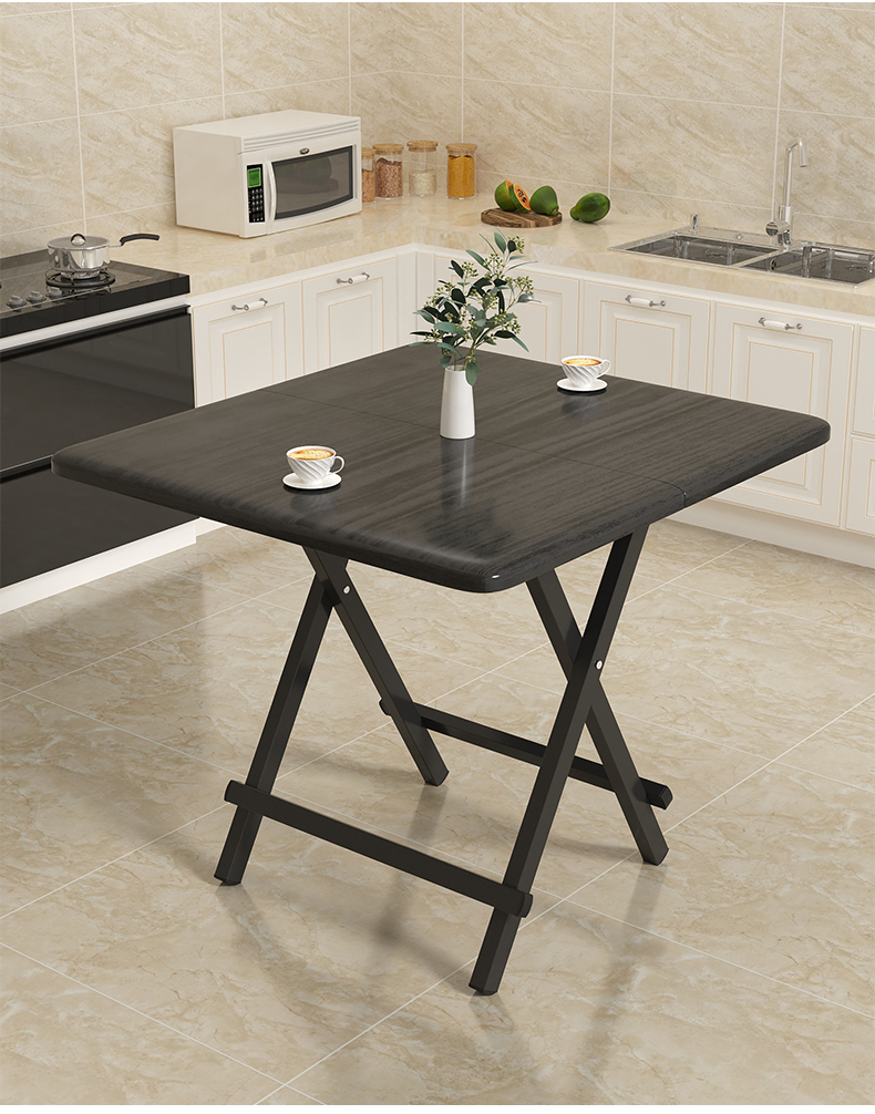 折叠方桌小户型饭桌出租屋吃饭小桌子可折叠摆摊方桌简易餐桌款方桌