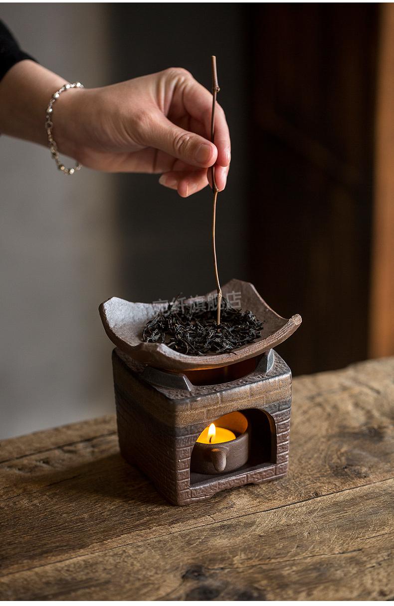 2022新品茶叶烘焙笼提香碌心陶瓷焙茶炉家用粗陶茶叶提香器烘焙炉烤