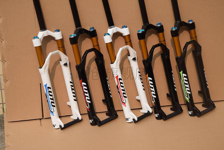 5气叉神叉避震前叉26寸气叉同款 锥管29寸 黑色黑管肩控 一支【图片