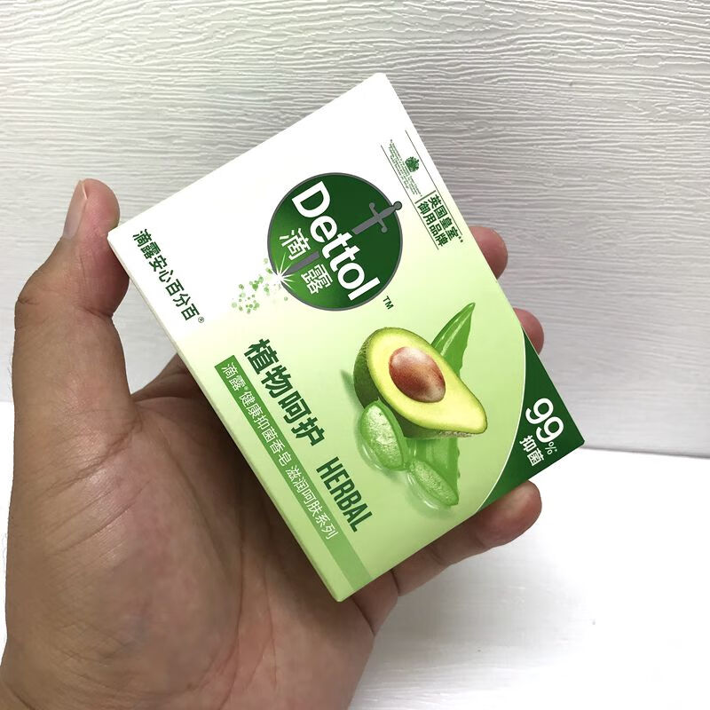 滴露香皂105g*6块组合 薄荷冰爽植物呵护滋润倍护新老包装随机 每款各