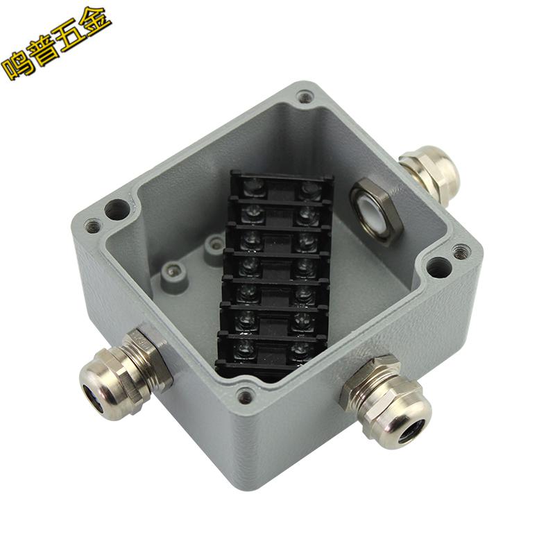 防爆接线盒86型户外防水带端子金属分线盒铝合金铸铝二通三通fa18防爆