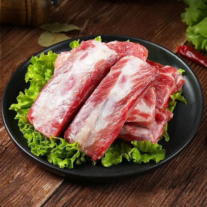 【纯直排无杂骨】现杀山林农村放养黑土猪新鲜多肉直排肋排4斤 2000g