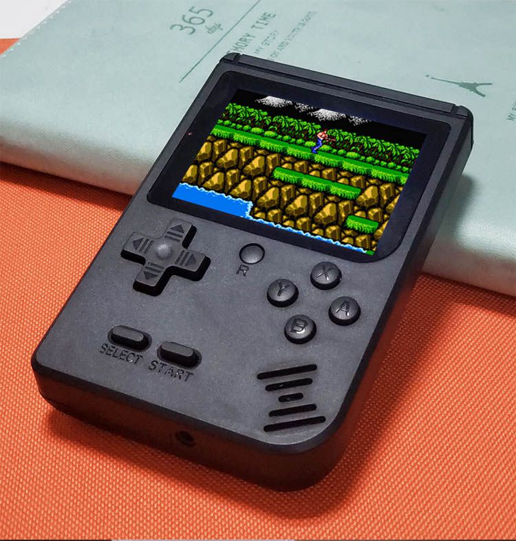 抖音同款俄罗斯方块玩具机大屏复古游戏机童年怀旧小型袖珍游戏机红色