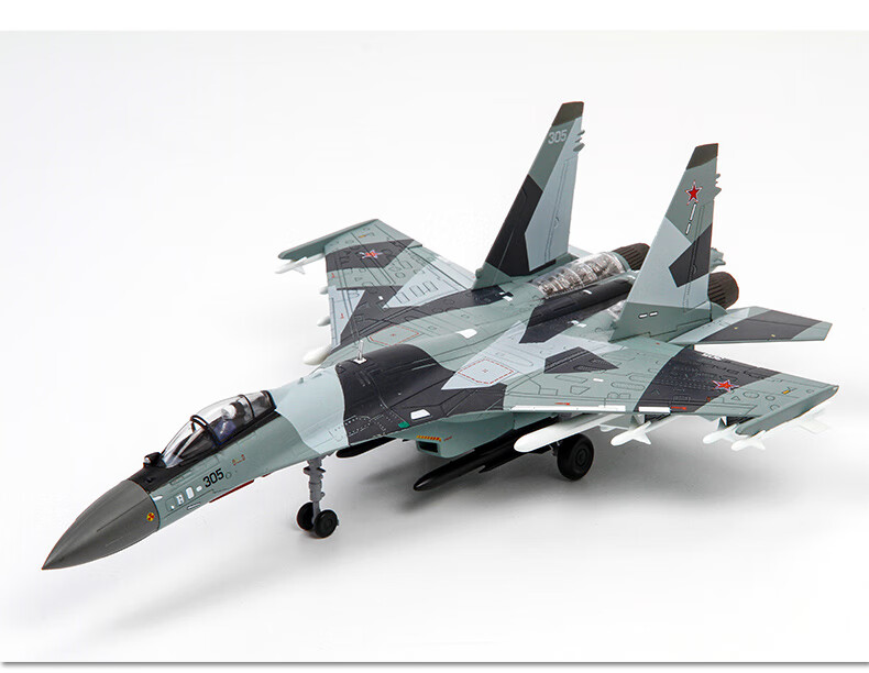 战斗机模型1:72苏35飞机模型su35 俄罗斯迷彩(可视发动机)【图片 价格