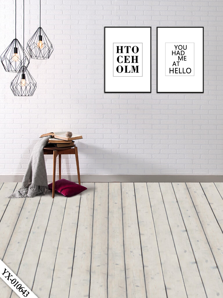 直播主播网红服装拍照背景布3d摄影拍摄直播间装饰ins背景墙 姜黄色