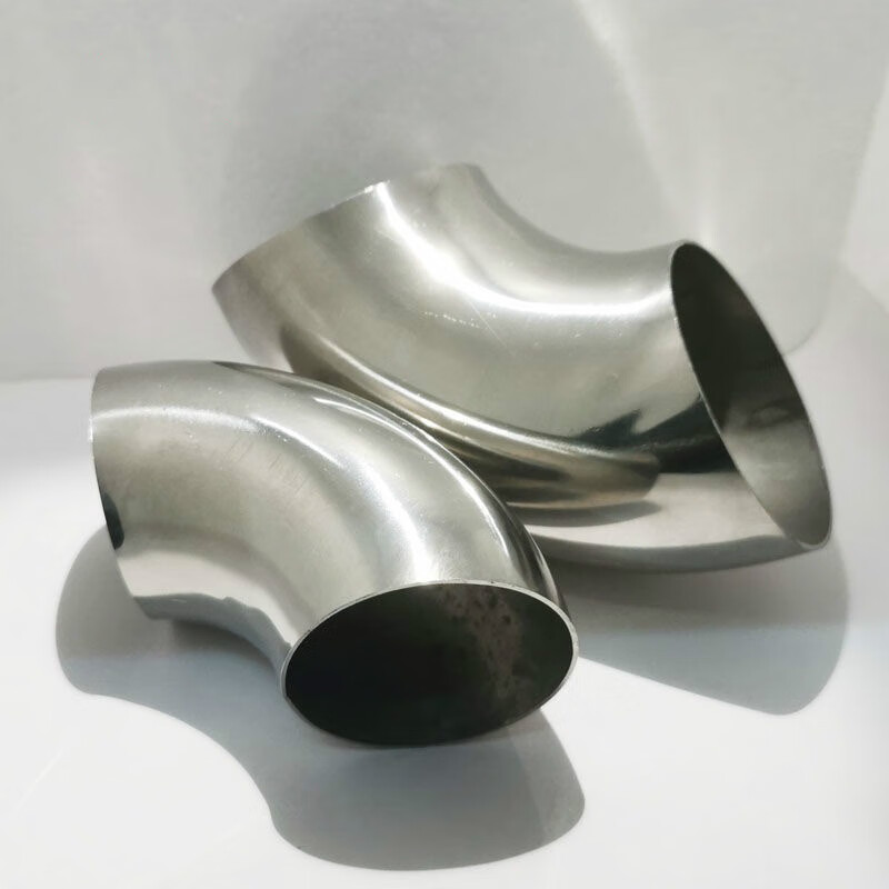 10个不锈钢弯头90度弯管链接配件楼梯扶手弯管接口工业弯接头201弯头