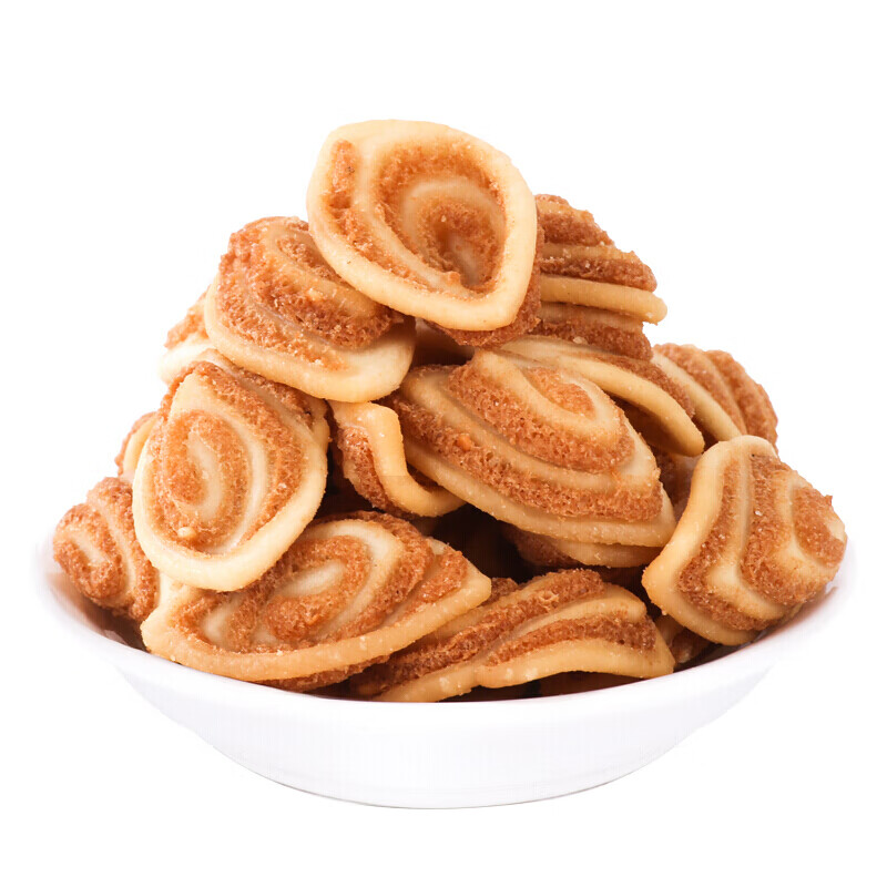 猫耳朵零食薄脆大袋整箱80后怀旧甜味芝麻味小吃休闲食品500猫耳朵