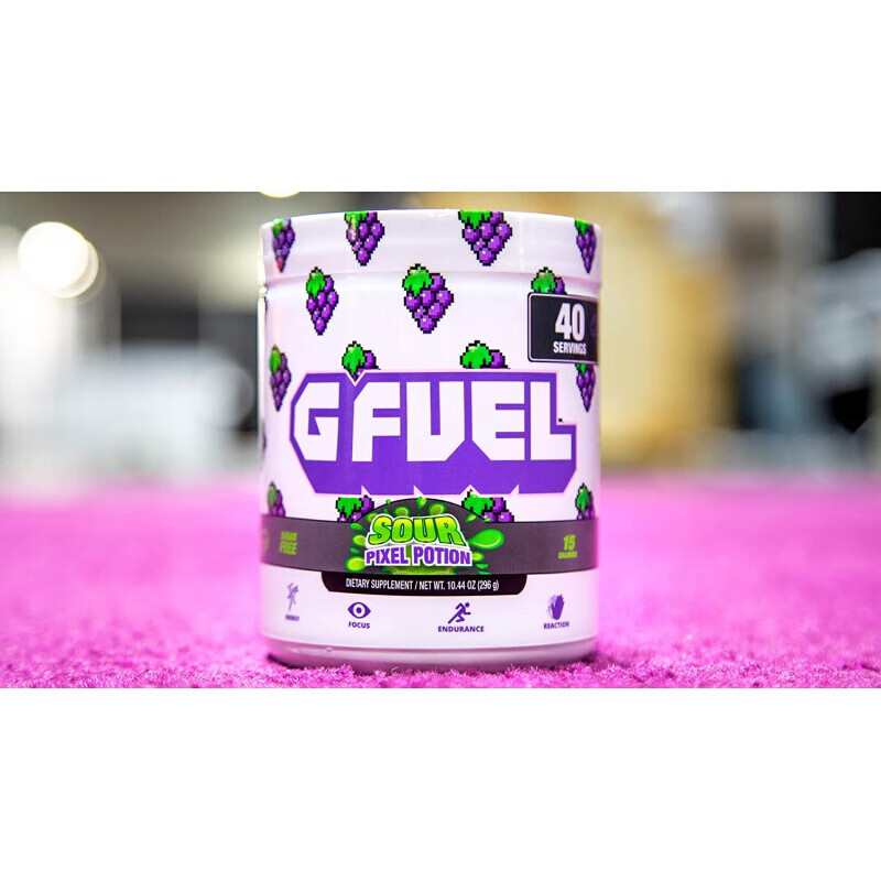 gfuel功能饮料粉296克罐现货gfuel固体功能饮料粉冲剂补充能量电竞g