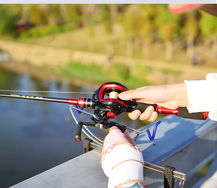 达·瓦桥钓筏竿套装带竿包 筏钓竿桥筏全套装备全钛软尾竿稍阀钓杆