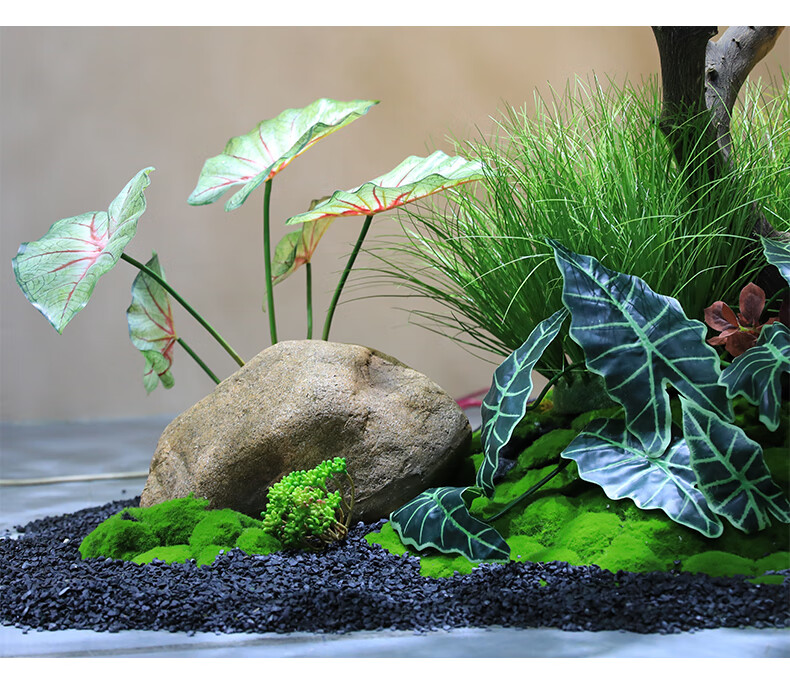 大型仿真植物仿真绿植造景流水摆件新中式商场酒店庭院景观植物装饰