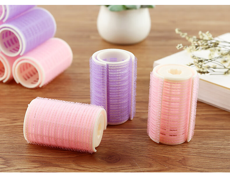 自粘卷发器塑料卷卷发筒女头发发卷八字空气刘海固定神器定型懒人