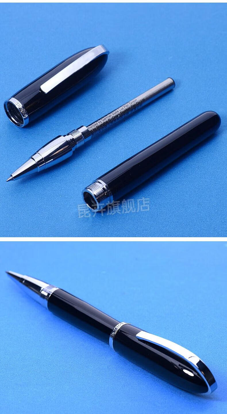 领导用签字笔duke德国公爵宝珠笔签字笔旋转笔帽粗重书法练字领导爸爸