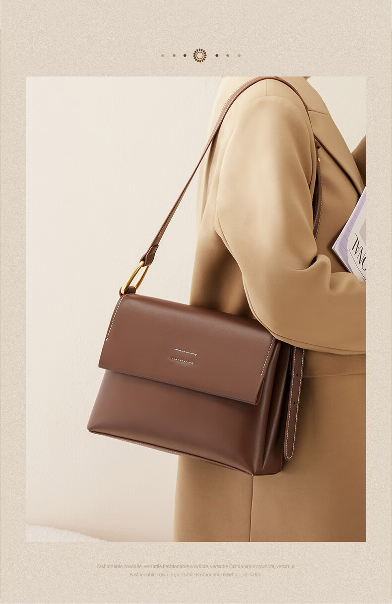 ruiyisi新款女包轻奢高档品牌单肩包女2022新款女士斜挎包真皮通勤包