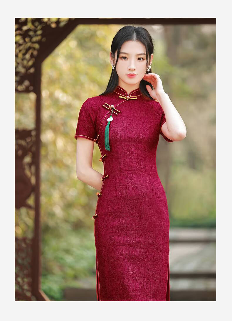 中考高考妈妈旗袍高考送考旗袍2022年旗开得胜夏中考适合妈妈穿的年轻