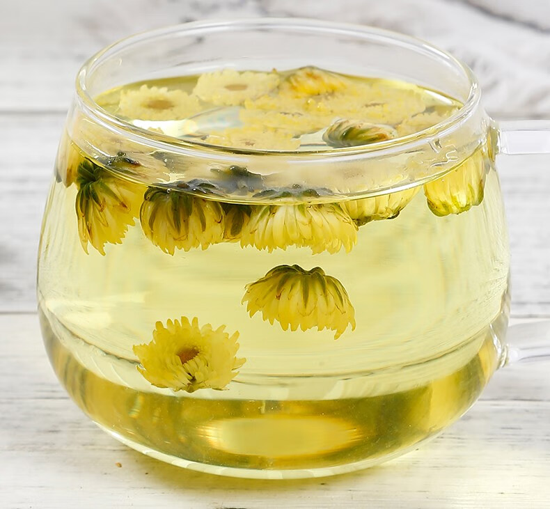 徽锄头胎菊菊花茶杭白菊胎菊王50g罐装通用1罐胎菊50g罐